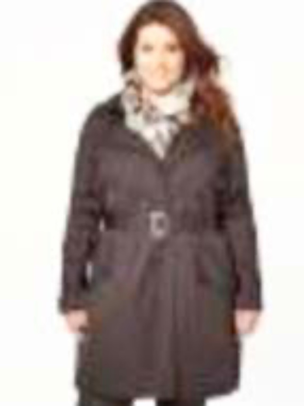 TRENCH COAT, BLACK, SIZE 4X, REMOVABLE HOOD, BELT, FRONT POCKETS, REMOVABLE LINI